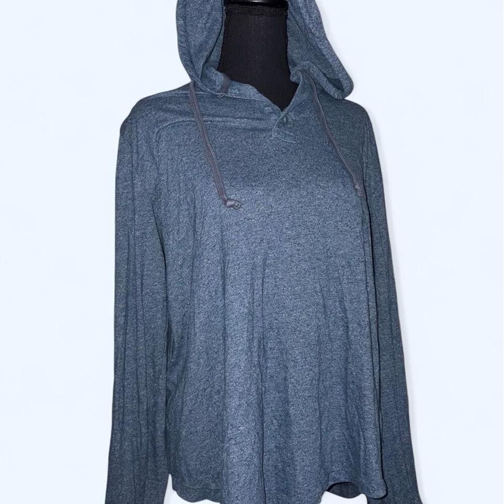 Old-navy Women's Blue and Grey Hoodie